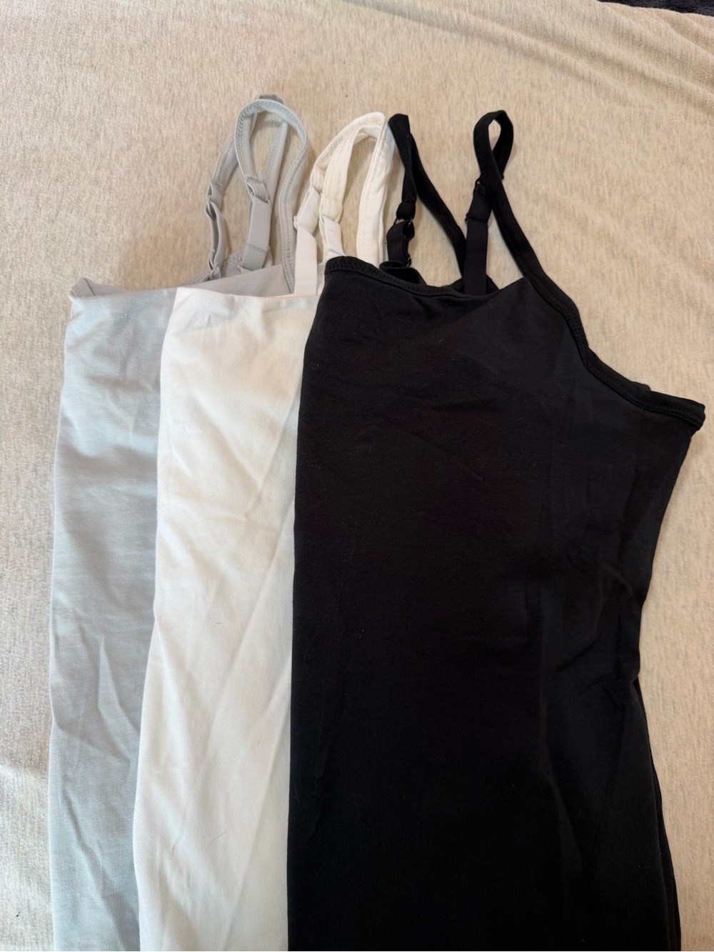 NEW Splendid Adjustable Strap Camisoles - Black, White, Light Blue